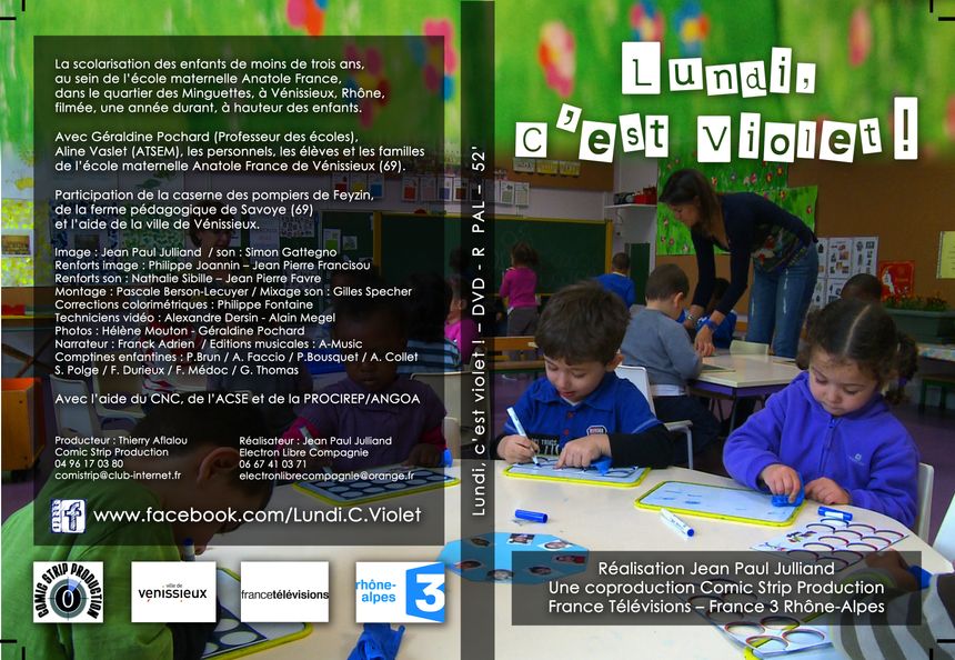 DVD Film "Lundi c'est violet"