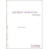 Livre Jacques Rebotier Litaniques