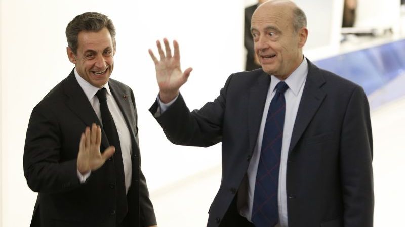 Nicolas Sarkozy et Alain Juppé en décembre 2014