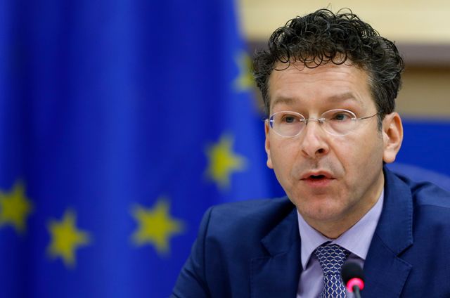 Le président de l'Eurogroupe Jeroen Dijsselbloem et ministre néerlandais des Finances