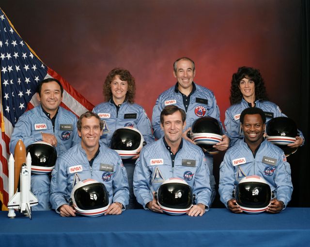L'équipage de la navette spatiale Challenger, 1986
