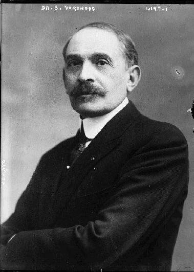 Le docteur Serge Voronoff en 1920