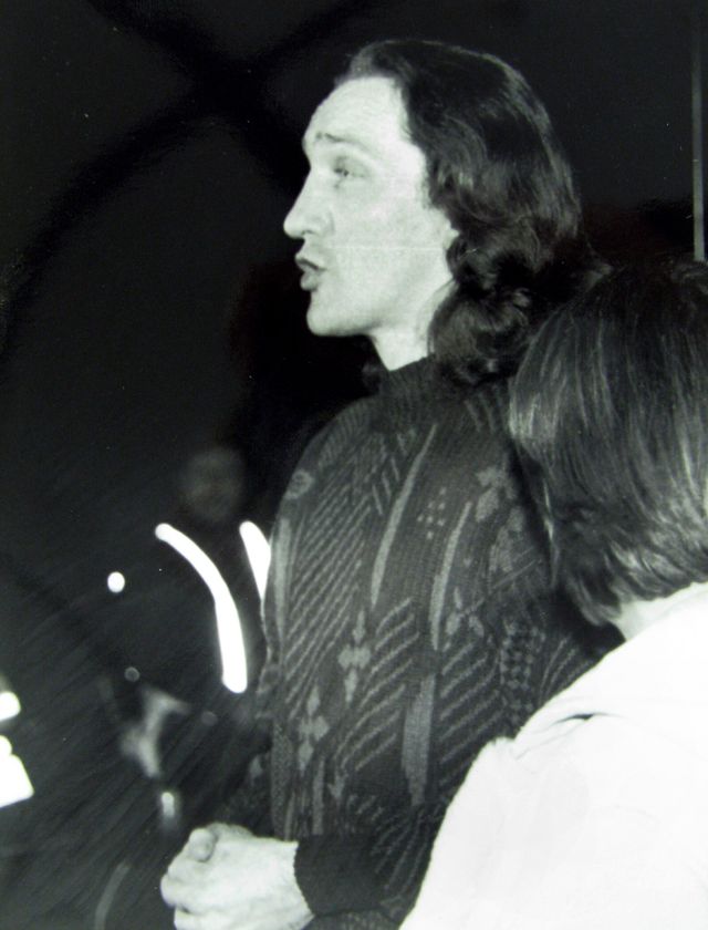 Procès Céline Jourdan - Décembre 1992. Grenoble . Ancien palais de justice. Richard ROMAN, accusé aussi, après son acquittement