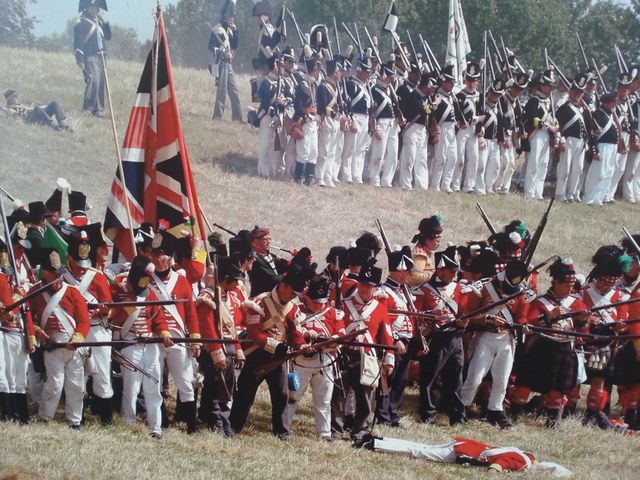Reconstitution de la bataille de Waterloo