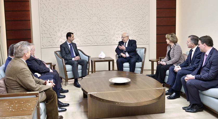 Rencontre entre Bachar el-Assad et des parlementaires français