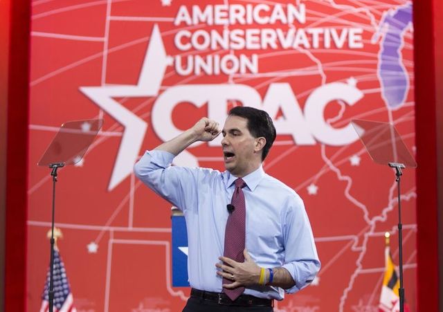 Le gouverneur Scott Walker à la 42ème CPAC
