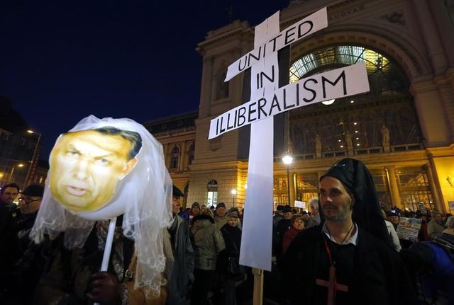 Hongrie, manifestation contre la visite de Vladimir Poutine