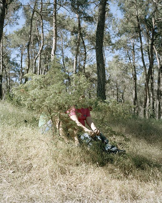 L Rasti couple en forêt