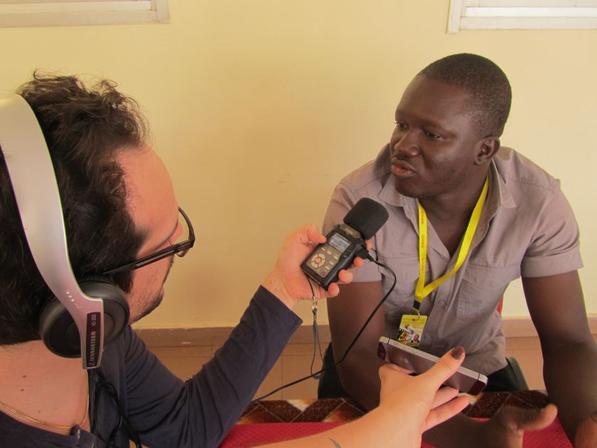 Florian Delorme & le réalisateur burkinabè Michel Zongo