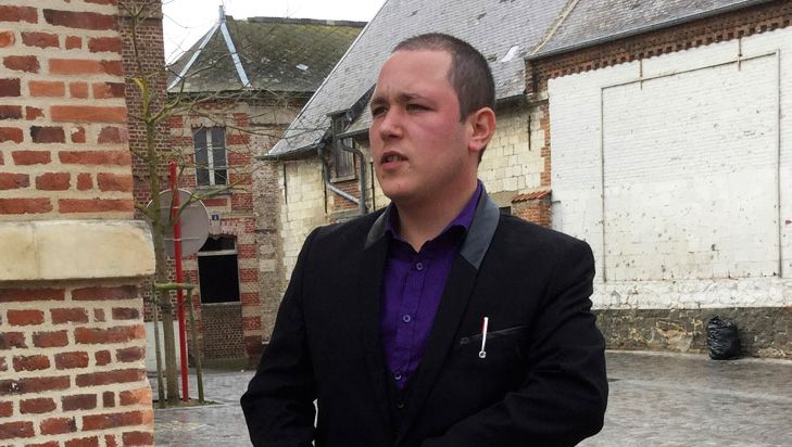 Romain Dumand, candidat Front national du canton de Marle, dans l'Aisne