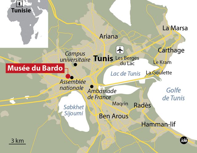 Le musée du Bardo à Tunis.