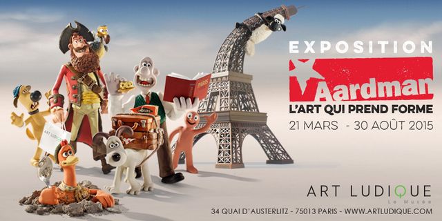 Exposition Aardman, Musée Art Ludique