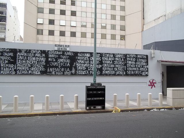 Site commémoratif aux victimes de l'attentat contre l'AMIA à Buenos Aires