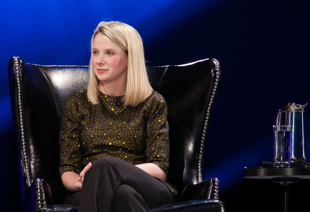 Marissa Mayer, Pdg de Yahoo. San Francisoco, Dreamforce 2013.