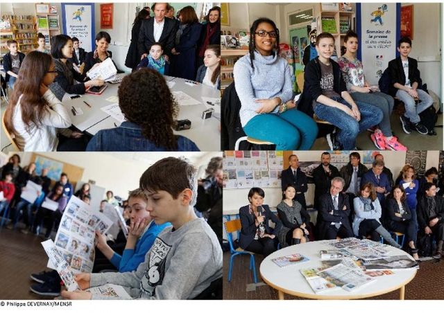 la 26ème semaine de la presse à l'école