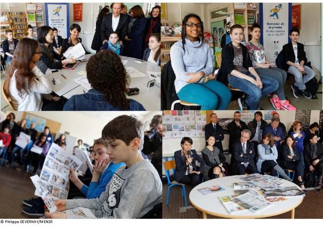 la 26ème semaine de la presse à l'école