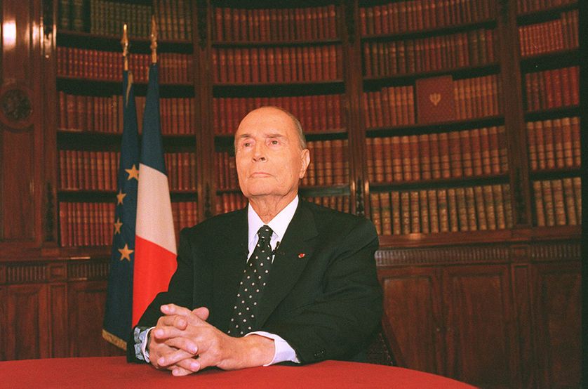 François Mitterrand en septembre 1994