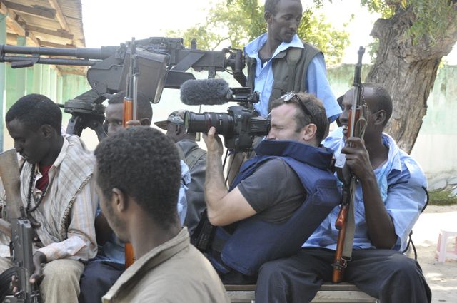 Thomas Dandois à Mogadiscio.Somalie.