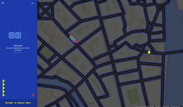 Jouez à Pac man sur google, c'est désormais possible