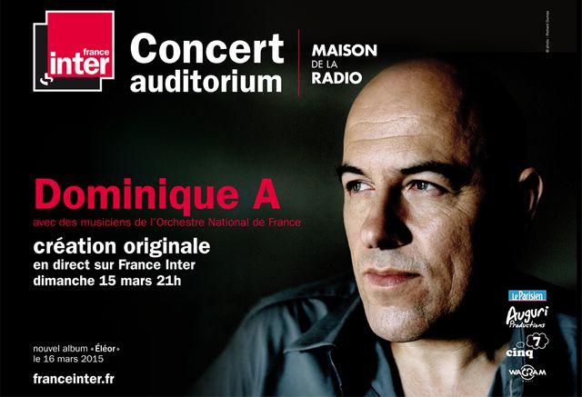 Dominique A affiche concert NE PAS UTILISER
