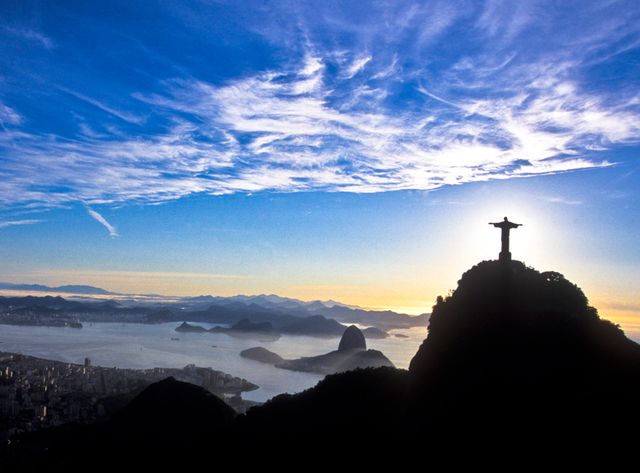 Brésil, Rio de Janeiro, la baie de Guanabara