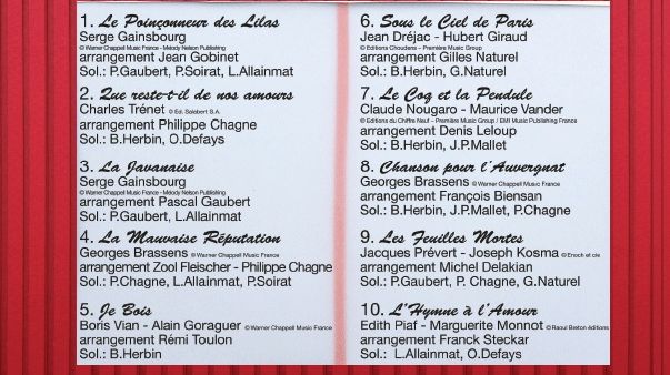 Photo - montage verso pochette radiosax