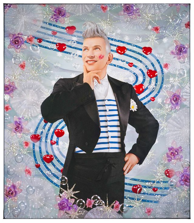 Affiche de l'exposition Jean-Paul Gaultier au Grand Palais