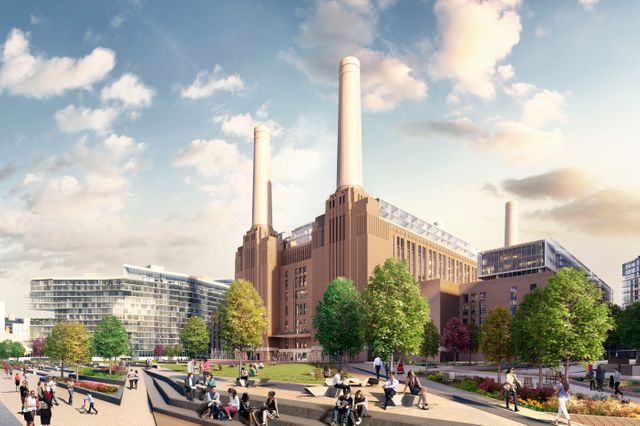 Chantier de Nine ELMS, Battersea station