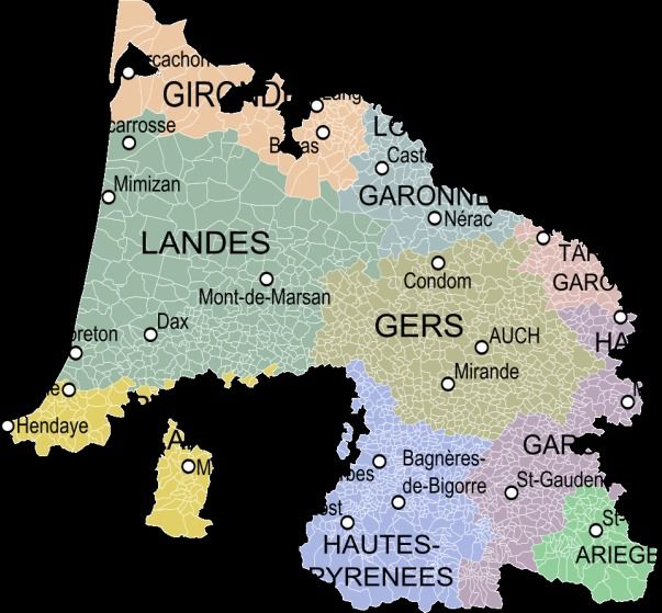 Carte de Cascogne