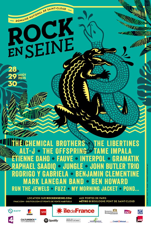 Affiche Rock en Seine 2015
