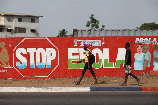 "Stop Ebola", Monrovia, Libéria, 22 mars 2015.