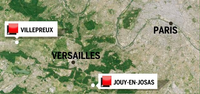 Carte Yvelines - Jeu des 1000 euros
