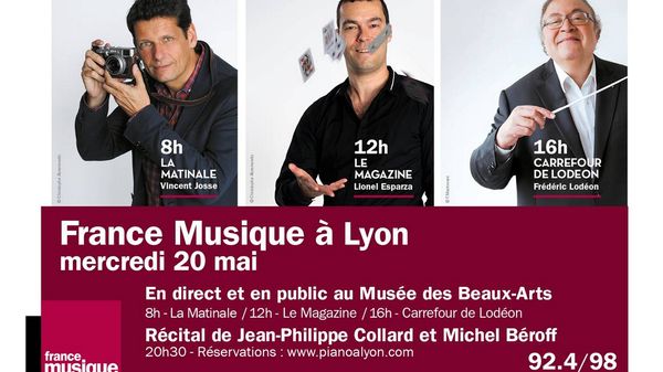 France Musique à Lyon le 20 mai 2015 - en public et en direct du Musée des Beaux-Arts