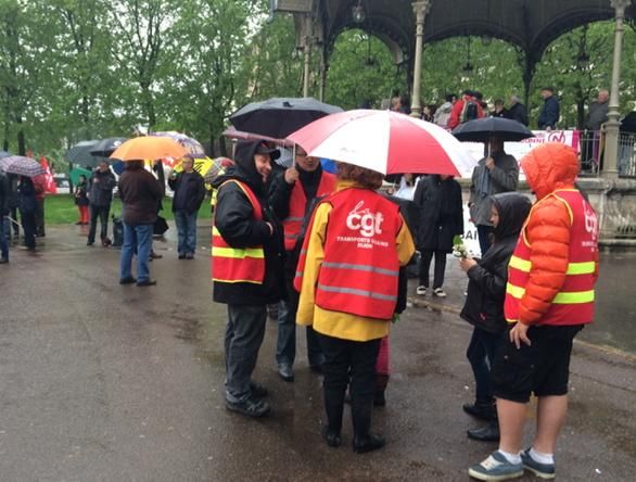 Peu de manifestants à Dijon