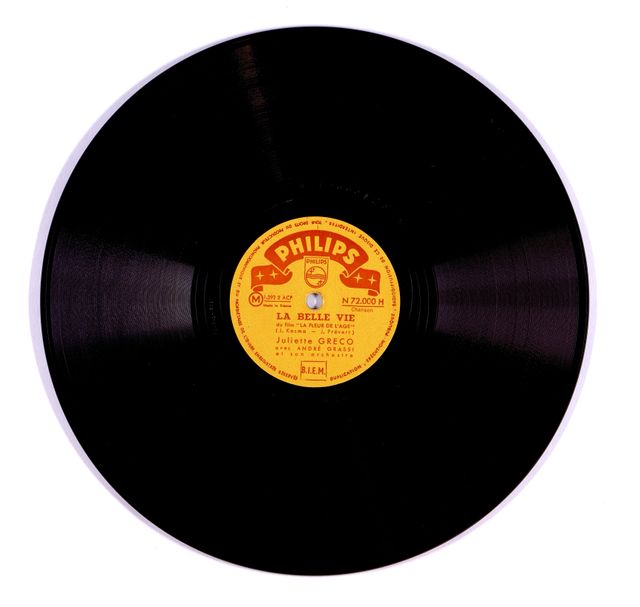 Le premier disque de Juliette Gréco