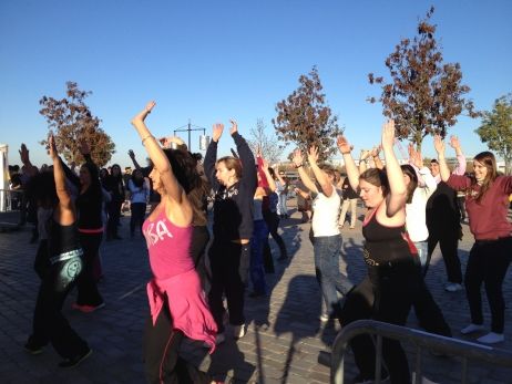 Démonstration de zumba