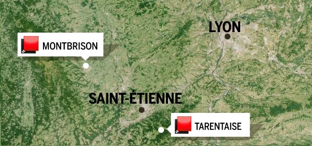 Carte Jeu des 1000 euros - Loire