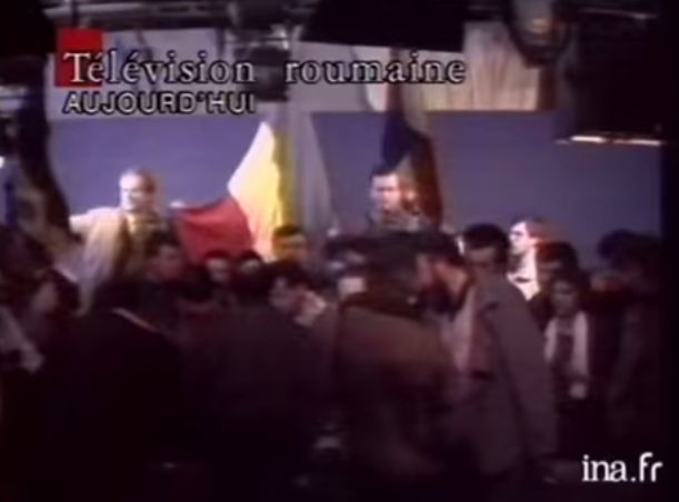 En 1989, les révolutionnaires roumains s'emparent de l'antenne