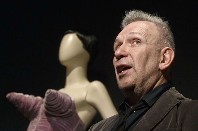 Le créateur Jean-Paul Gaultier, au Grand Palais, in Paris, France, le 31 mars 2015.