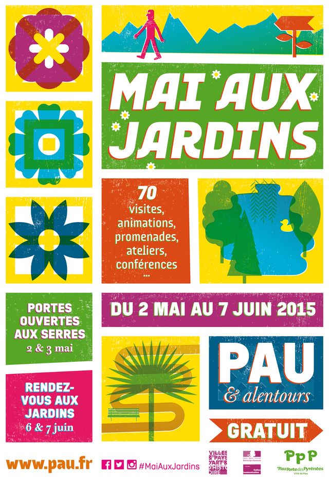 Mai aux jardins, ville de Pau