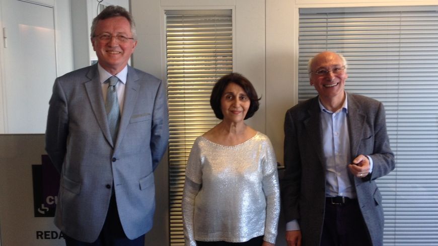 Jean-Luc Pouthier, Mireille Hadas-Lebel et Gabriel Martinez-Gros
