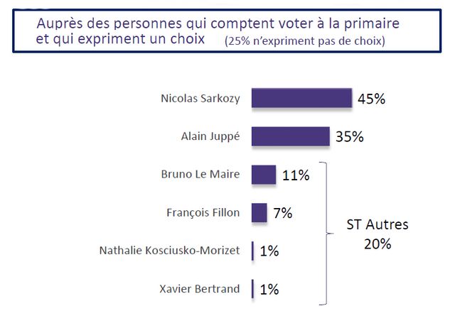 Premier tour de la primaire UMP
