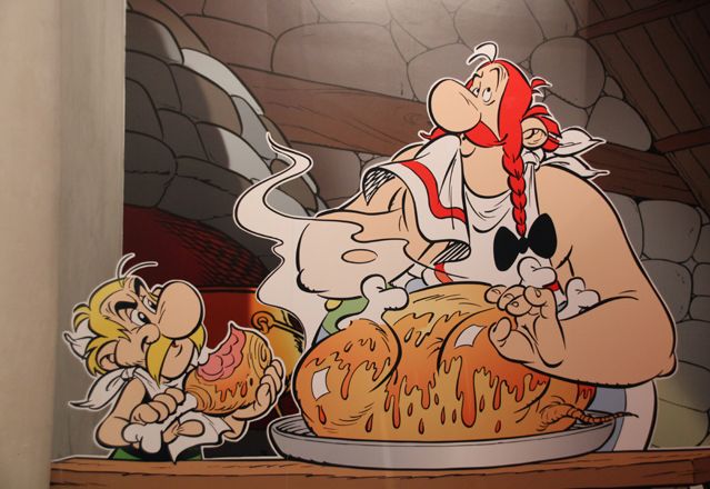 Le sanglier - Dans l''exposition Astérix à Alésia du mythe à la réalité