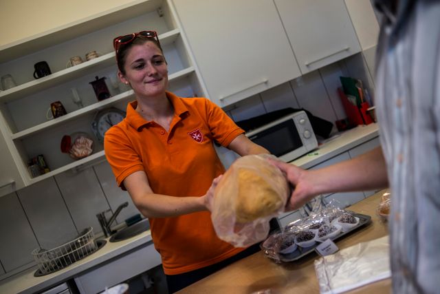 Boulangerie solidaire à Budapest