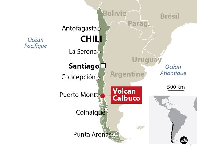 Le volcan Calbuco au Chili