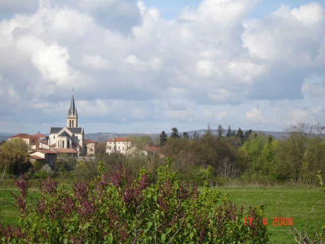 Quincieux en avril