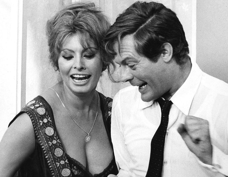 Sophia Loren et Marcello Mastroianni