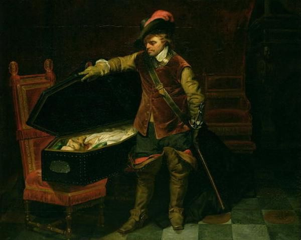 Cromwell et le corps de Charles Ier - tableau de Paul Delaroche - 1831