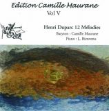 Album " Henri Duparc - 12 Mélodies " CD label XCP 5040
