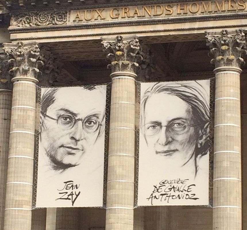 Panthéonisation Geneviève De Gaulle-Anthonioz, Jean Zay